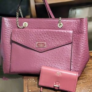 Kate Spade bag and leather wallet set